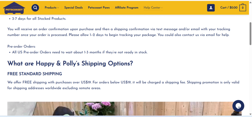 Shipping & Delivery Experience