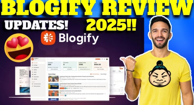 Blogify Review, Blogify Review | Best IA Automated Blog creation, publication and affiliate-monetization| 2025