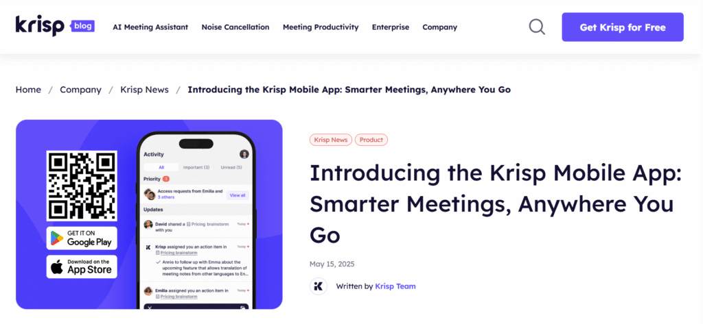 Krisp Review (2025): Clear Calls, Smarter Meetings